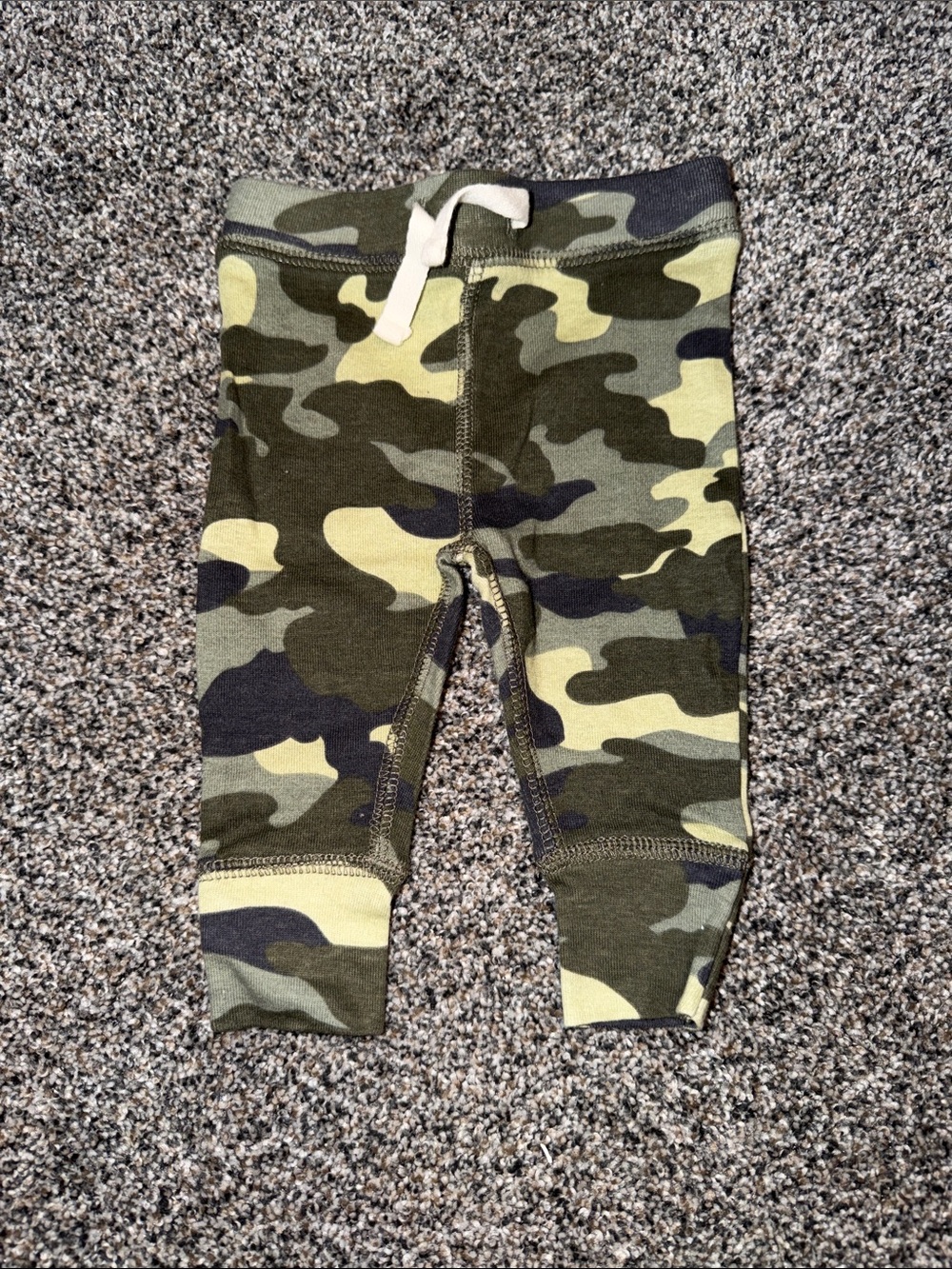 Gerber Green Camo Leggings with Drawstring